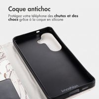 imoshion Étui de télephone portefeuille Design Samsung Galaxy S26 - Sandy Marble