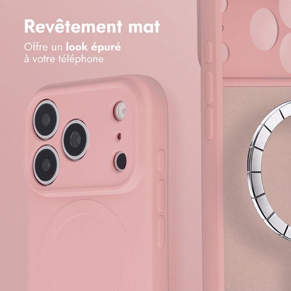 imoshion Coque Couleur avec MagSafe Apple iPhone 18 Pro Max / 17 Pro Max - Rose clair
