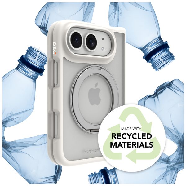 dbramante1928 Grenen Ultra D3O MS Kick Apple iPhone Duo - White