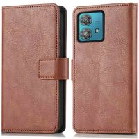 imoshion Étui de télephone portefeuille de luxe Motorola Moto G84 - Marron