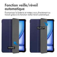 imoshion Coque tablette Trifold Apple iPad Air 13 pouces (2026) M4 / (2025) M3 / (2024) M2 - Bleu foncé