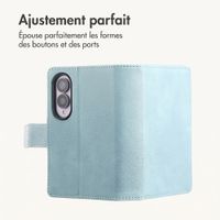 imoshion Étui de télephone portefeuille de luxe Samsung Galaxy Z Fold 8 - Bleu clair