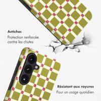 Selencia Coque arrière Vivid avec MagSafe Samsung Galaxy S26 - Check This Olive