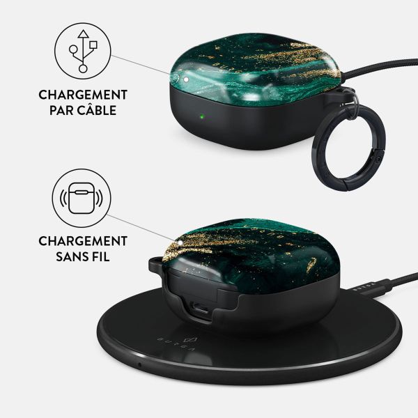 Burga Coque rigide Samsung Galaxy Buds Live - Emerald Pool