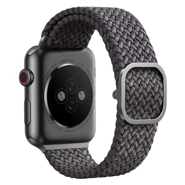Uniq Bracelet tressé Aspen Apple Watch | 44/45/46/49 mm - Granite Grey