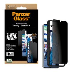 PanzerGlass Protection d'écran Privacy Ultra-Wide Fit Anti-bactérienne avec applicateur Samsung Galaxy A57 (5G)