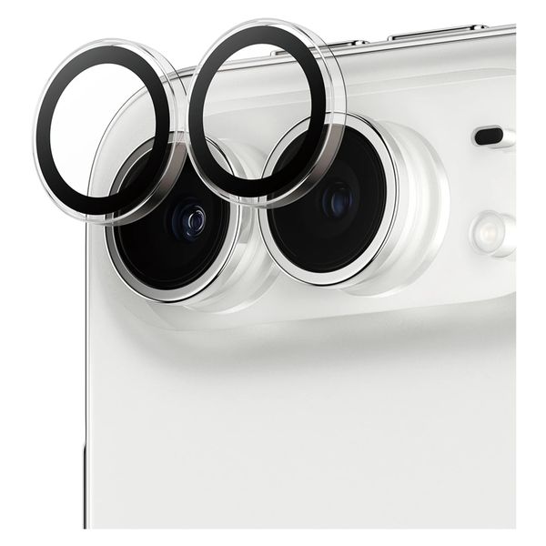 PanzerGlass Hoops Optic Rings Protection caméra Apple iPhone Duo - Clear