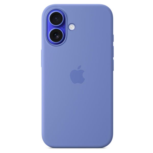 Apple Coque en silicone MagSafe Apple iPhone 16 - Periwinkle