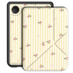 imoshion Étui de liseuse portefeuille design Pliable Kobo Clara Colour / BW - Garden Stripes