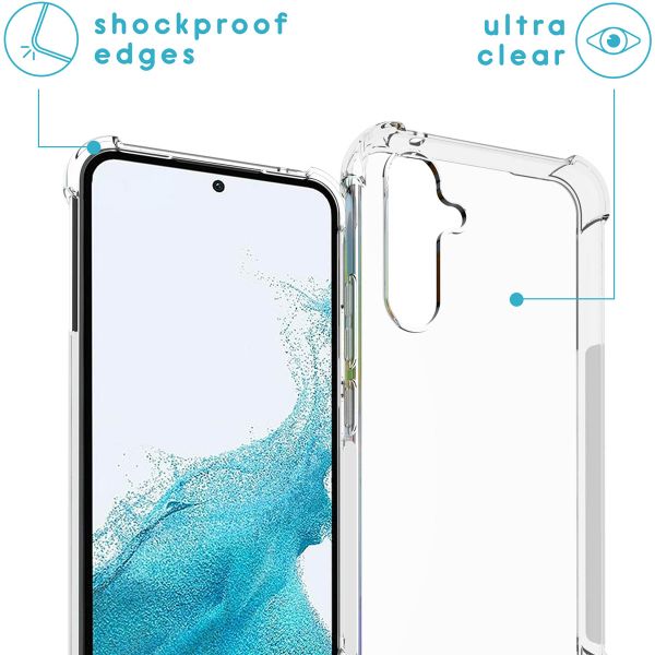 imoshion Coque arrière transparente avec cordon Samsung Galaxy A54 (5G) - Noir