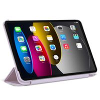 Decoded Textured Sillicon Slim Cover Apple iPad 11 (2025) 11 pouces A16 / iPad 10 (2022) 10.9 pouces - Lavender
