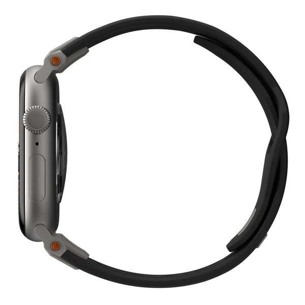 UAG Bracelet Monarch en silicone Apple Watch | 44/45/46/49 mm - Black Titanium
