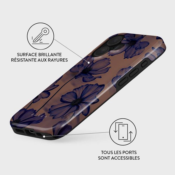 Burga Coque arrière Tough Apple iPhone 16 - Velvet Night