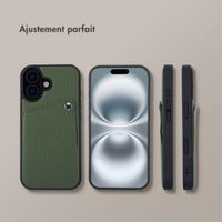 Selencia Coque Riva avec porte-cartes Apple iPhone 16 - Sage Green