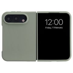Accezz Coque Liquid Silicone avec MagSafe Apple iPhone Duo - Cooper Green