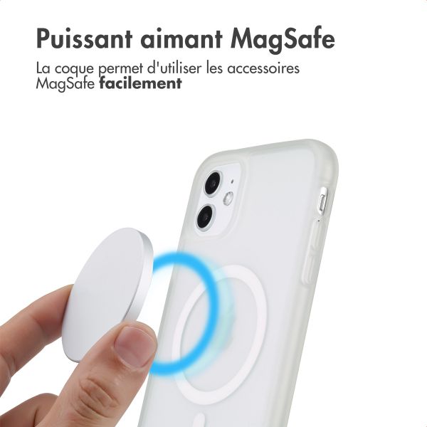 imoshion Coque Color Guard avec MagSafe Apple iPhone 11 - Blanc