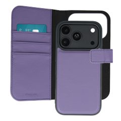 imoshion Étui portefeuille luxe 2-en-1 amovible Apple iPhone 18 Pro / 17 Pro - Lilas