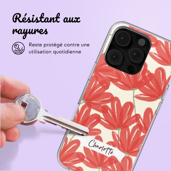 Coque avec votre propre photo et/ou texte Apple iPhone 16 Pro Max - Bloemen