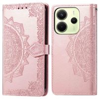 imoshion Etui de télephone Mandala Xiaomi Redmi Note 14 (4G) - Rose Doré