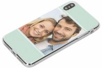Concevez votre propre coque transparente Apple iPhone Xs Max - Transparent