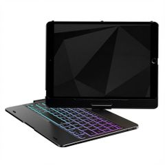Accezz Bookcase clavier 360 Slim QWERTY Apple iPad 9 (2021) 10.2 pouces / iPad 8 (2020) 10.2 pouces / iPad 7 (2019) 10.2 pouces - QWERTY / NL - Noir