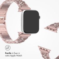 Selencia Bracelet à maillons scintillants Apple Watch | 38/40/41/42 mm - Rose