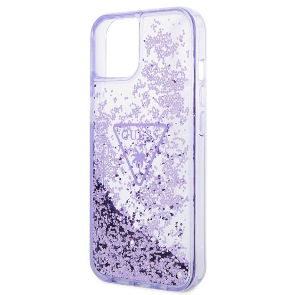 Guess Coque Liquid Glitter Apple iPhone 14 - Violet