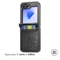 imoshion Mandala Bookcase Samsung Galaxy Z Flip 6 - Noir