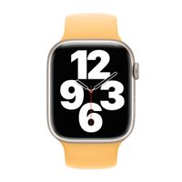 Apple Bracelet Boucle unique en Silicone Apple Watch | 38/40/41/42 mm - Taille 8 - Sunglow