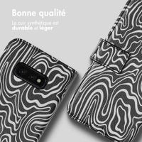 imoshion Étui de télephone portefeuille Design Samsung Galaxy S10e - Black And White