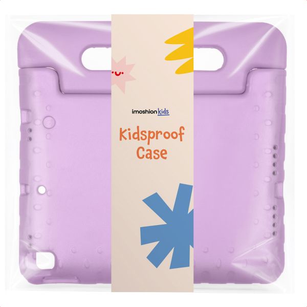 imoshion Coque kidsproof avec poignée Apple iPad 11 (2025) 11 pouces A16 / iPad 10 (2022) 10.9 pouces - Lila
