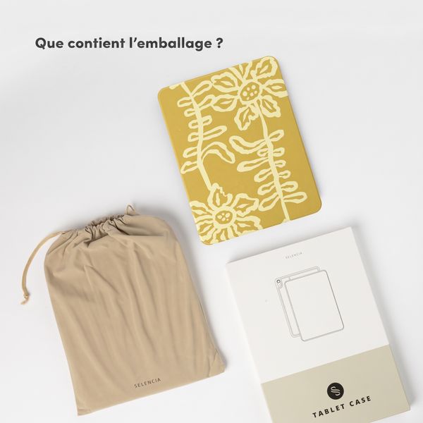 Selencia Coque tablette Vivid Samsung Galaxy Tab A11 Plus / A9 Plus - Chalky Bloom
