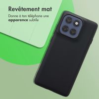imoshion Coque Couleur Motorola Edge 60 Pro - Noir