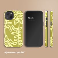 Selencia Coque arrière Vivid avec MagSafe Apple iPhone 13 - Chalky Bloom