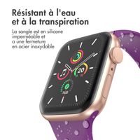 imoshion Bracelet en silicone⁺ Apple Watch | 38/40/41/42 mm - Taille S/M - Purple