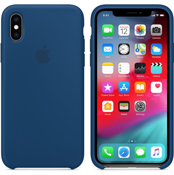 Apple Coque en silicone Apple iPhone X / Xs - Blue Horizon
