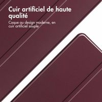 imoshion Coque tablette Trifold Apple iPad 9 (2021) 10.2 pouces / iPad 8 (2020) 10.2 pouces / iPad 7 (2019) 10.2 pouces - Bordeaux