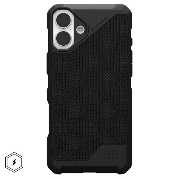 UAG Coque Metropolis LT MagSafe Apple iPhone 16 Plus - Kevlar Black