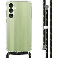imoshion Coque arrière transparente avec cordon Samsung Galaxy A35 - Noir / Or