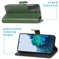 imoshion Étui de télephone portefeuille de luxe Samsung Galaxy S21 Plus - Vert