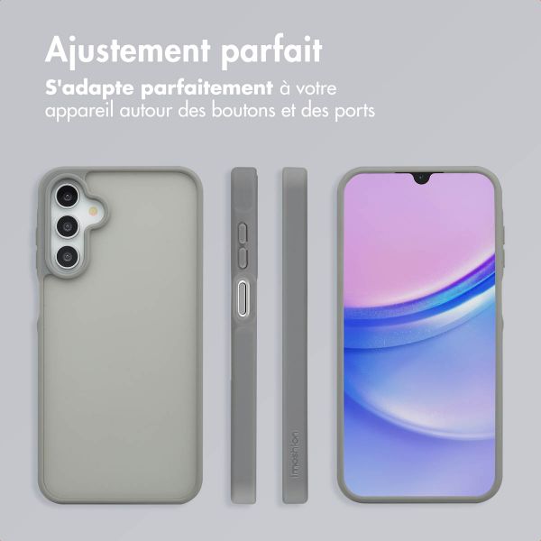 imoshion Coque Color Guard Samsung Galaxy A15 (5G) - Gris