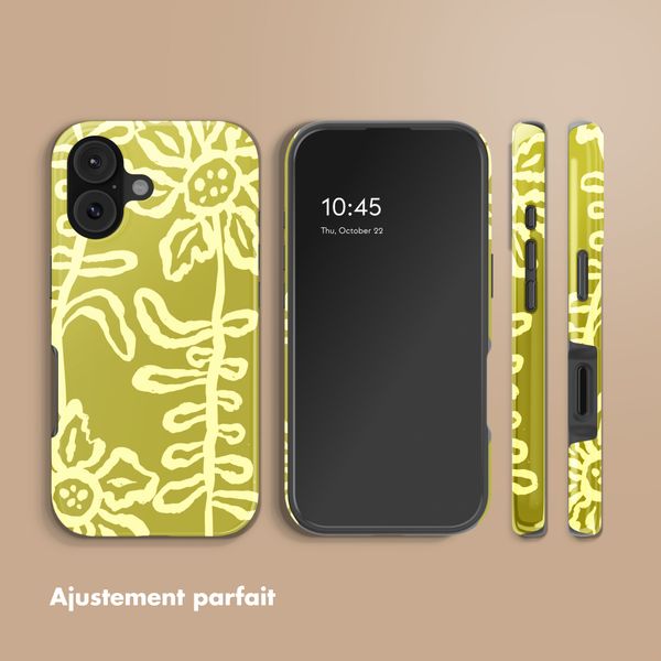 Selencia Coque arrière Vivid avec MagSafe Apple iPhone 17 - Chalky Bloom