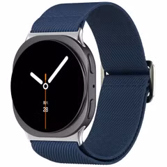 imoshion Bracelet en nylon élastique Samsung Galaxy Watch 8 (40/44mm) / Classic (46mm) - Bleu foncé