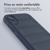 imoshion Coque arrière EasyGrip Apple iPhone Xr - Bleu foncé