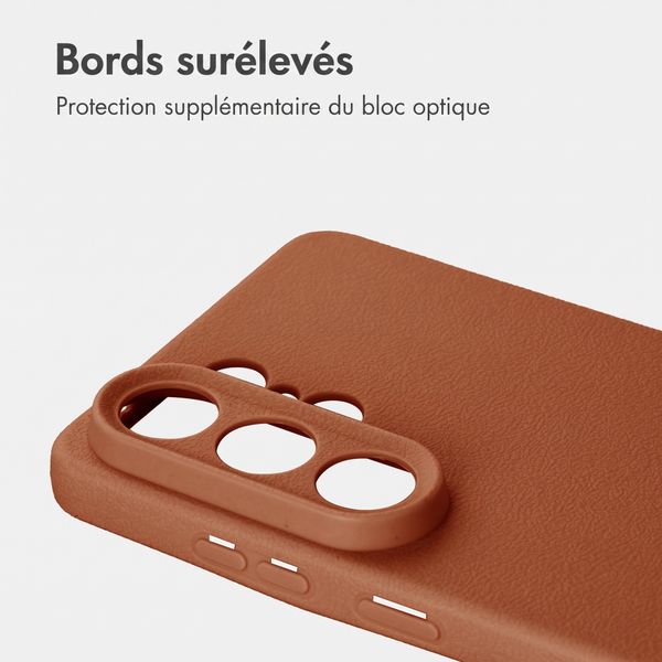 imoshion Coque arrière Texture Samsung Galaxy S26 Ultra - Marron
