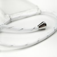 imoshion Coque arrière transparente avec cordon Apple iPhone 11 - Blanc Argent