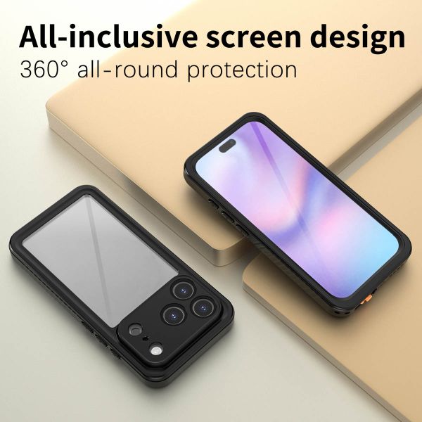 Redpepper Coque imperméable Dot Plus Apple iPhone 17 Pro - Noir