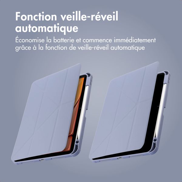 imoshion Coque tablette Origami Apple iPad Pro 11 (2018/2020/2021/2022) / Air 5 (2022) / Air 4 (2020) - Lavender