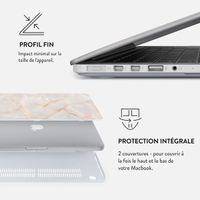 Burga Coque Rigide Apple MacBook Air 13 pouces (2022 / 2024 M3 / 2025 M4 / 2026 M5) - Vanilla Sand