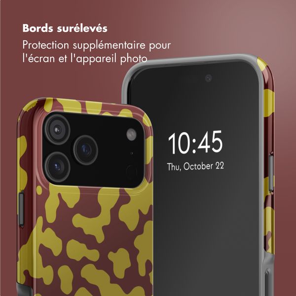 Selencia Coque arrière Vivid avec MagSafe Apple iPhone 17 Pro Max - Moo'd Olive Dust